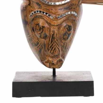 Statua Decorativa Alexandra House Living Marrone Maschera 50 x 12 x 38 2