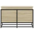 Boîte de rangement avec couvercle chêne sonoma bois ingénierie