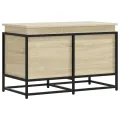 Boîte de rangement avec couvercle chêne sonoma bois ingénierie