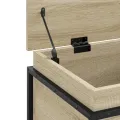 Boîte de rangement avec couvercle chêne sonoma bois ingénierie