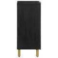 Buffet noir 60x33x75 cm bois d'ingénierie