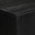 Buffet noir 60x33x75 cm bois d'ingénierie