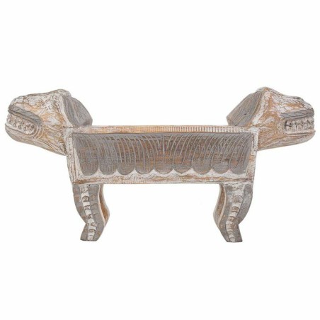 Centre de Table Alexandra House Living Blanc Marron Bois 40 x 17 x 80