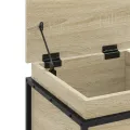 Boîte de rangement avec couvercle chêne sonoma bois ingénierie