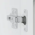 Armoire murale de cuisine avec porte en verre Porto blanc