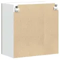 Armoire murale de cuisine Porto gris béton bois d'ingénierie