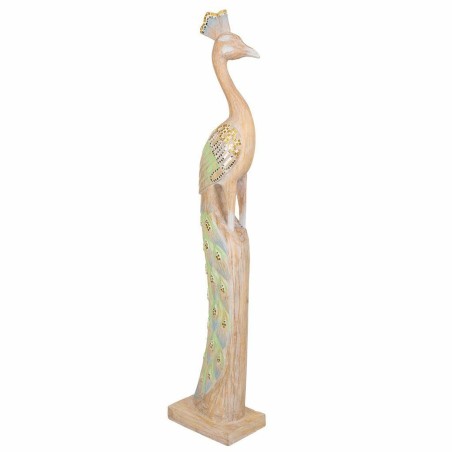 Figura Decorativa Alexandra House Living Pavo real 106 x 15 x 22 cm