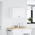 Armoire murale de cuisine Porto blanc bois d'ingénierie