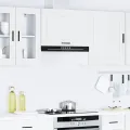 Armoire murale de cuisine Porto blanc bois d'ingénierie