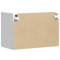 Armoire murale de cuisine Porto blanc bois d'ingénierie