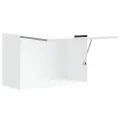 Armoire murale de cuisine Porto blanc bois d'ingénierie