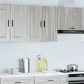 Armoire murale de cuisine Porto sonoma gris bois d'ingénierie