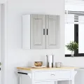 Armoire murale de cuisine Porto sonoma gris bois d'ingénierie