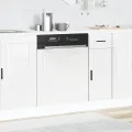 Panneau de lave-vaisselle Porto blanc brillant 60x1,5x67 cm
