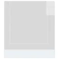 Panneau de lave-vaisselle Porto blanc brillant 60x1,5x67 cm