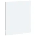 Panneau de lave-vaisselle Porto blanc brillant 60x1,5x67 cm