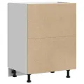 Armoire de cuisine Porto blanc bois d'ingénierie