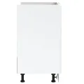 Meuble bas pour évier Porto blanc brillant 80x46x81,5 cm
