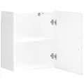 Armoire murale de cuisine Porto blanc bois d'ingénierie