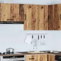 Armoire murale de cuisine Porto vieux bois bois d'ingénierie