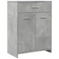 Armoire de salle de bain Gris béton 60x33x80 cm Aggloméré