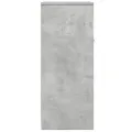 Armoire de salle de bain Gris béton 60x33x80 cm Aggloméré