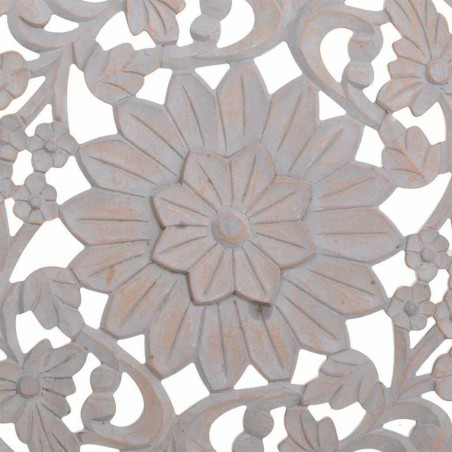 Decoración de Pared Alexandra House Living Gris Madera MDF 3 x 90 x 9