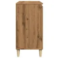Buffet chêne artisanal 102x35x70 cm bois d'ingénierie