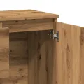 Buffet chêne artisanal 102x35x70 cm bois d'ingénierie