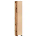 Armoire salle de bain vieux bois 30x30x183,5 cm bois ingénierie
