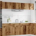 Armoire suspendue vieux bois 60x31x40 cm bois d'ingénierie