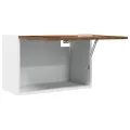 Armoire suspendue vieux bois 60x31x40 cm bois d'ingénierie