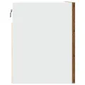 Armoire suspendue vieux bois 60x31x40 cm bois d'ingénierie