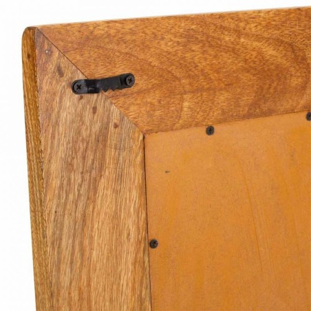 Specchio da parete Alexandra House Living Marrone 1 x 88 x 49 cm Retta