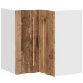 Armoire d'angle murale de cuisine Porto vieux bois
