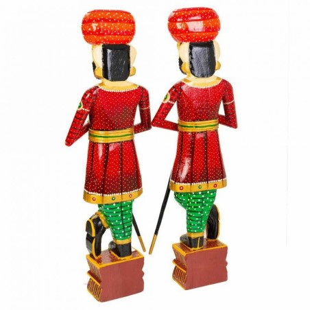 Figurine Décorative Alexandra House Living Ethnique 20 x 90 x 31 cm 2