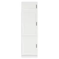 Armoire de cuisine Porto blanc bois d'ingénierie