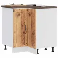 Armoire d'angle de cuisine Porto vieux bois bois d'ingénierie