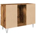 Armoire de salle de bain vieux bois 80x33x60 cm bois ingénierie