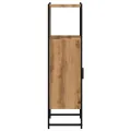Armoire de salle de bain chêne artisanal 33x33x120,5 cm