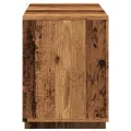 Meuble TV vieux bois 130x35x50 cm bois d'ingénierie
