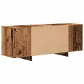 Meuble TV vieux bois 130x35x50 cm bois d'ingénierie