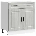 Armoire de cuisine Porto sonoma gris bois d'ingénierie