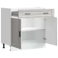 Armoire de cuisine Porto sonoma gris bois d'ingénierie