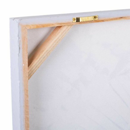 Quadro Alexandra House Living Tela Legno di abete 80 x 3 x 80 cm 2