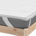 Protège-matelas blanc 160x200 cm