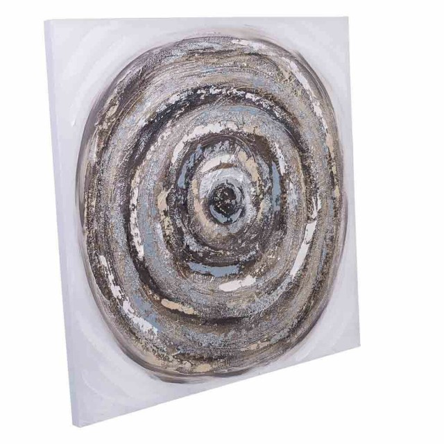 Bild Alexandra House Living Canvas-Stoff Tannenholz 80 x 3 x 80 cm