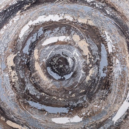 Bild Alexandra House Living Canvas-Stoff Tannenholz 80 x 3 x 80 cm