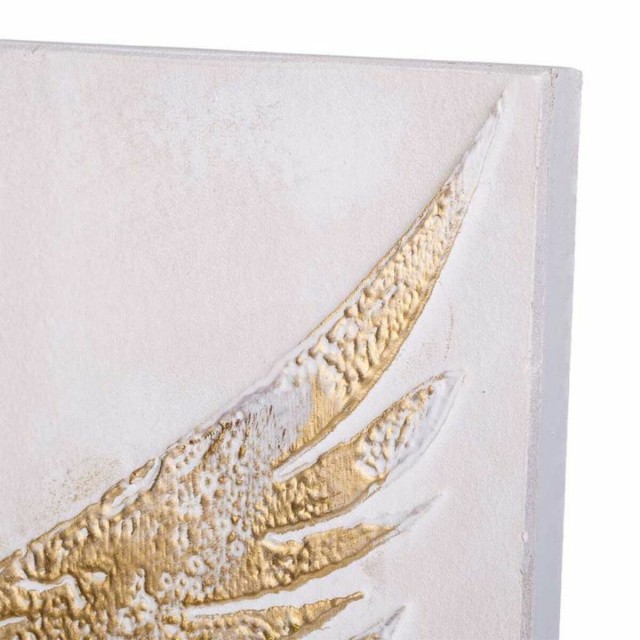 Cuadro Alexandra House Living Lona Madera de abeto 60 x 1 x 40 cm