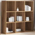 Armoire à livres chêne artisanal 98x29x97,5 cm